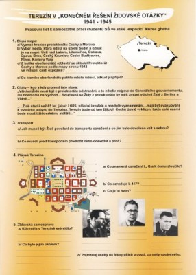Pracovní list do expozic Muzea ghetta pro SŠ