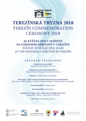 Plakát Terezínské tryzny 2018 / Poster of the Terezín Commemoration Ceremony 2018